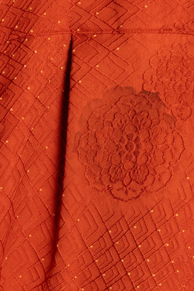 Cherry red Kimono Shirts