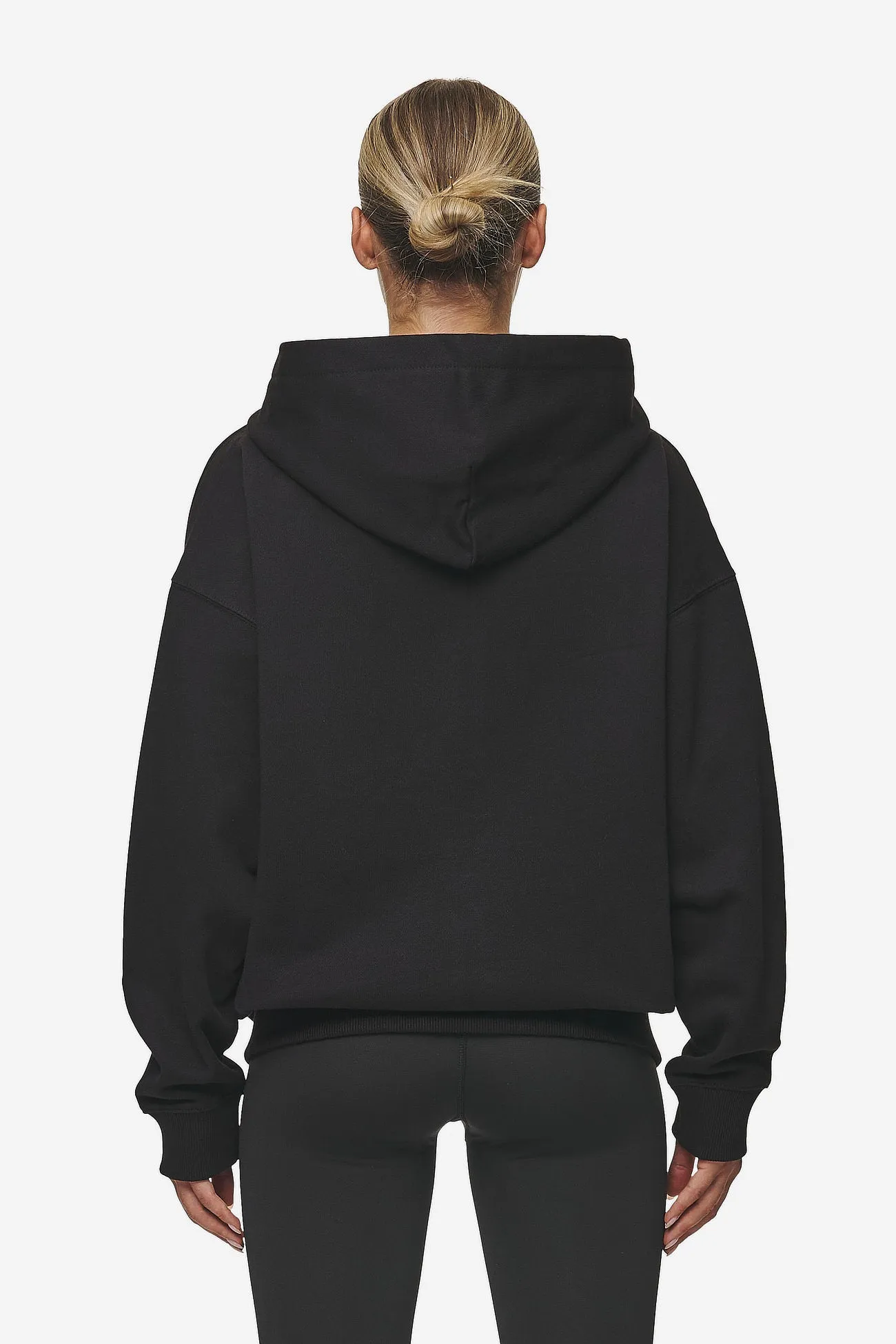 Clarita Oversized Sweat Jacket Black White Gum