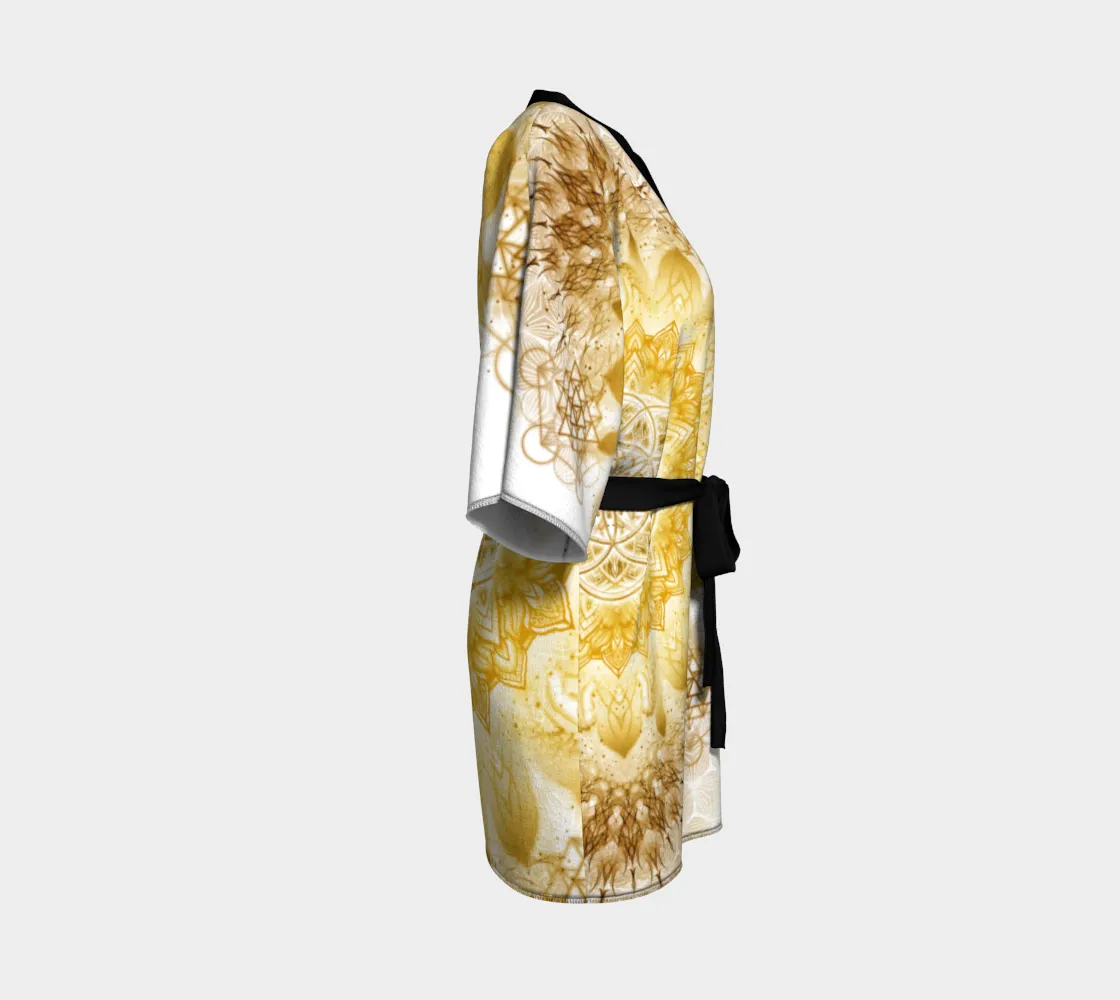 Clear Gold Raising | Kimono Robe | Yantrart Design