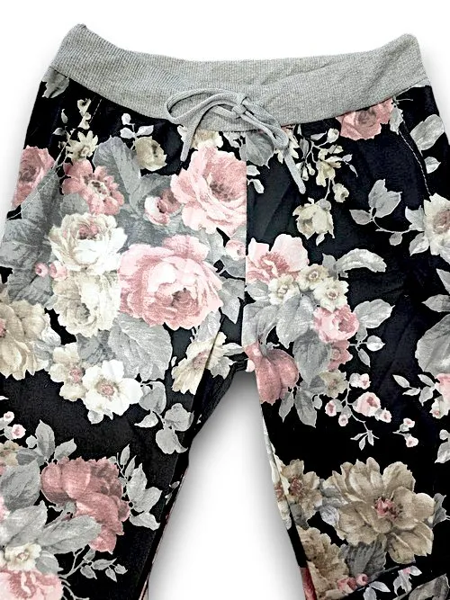 CORNELIA JOGGERS SCARLETT ROSE BLACK