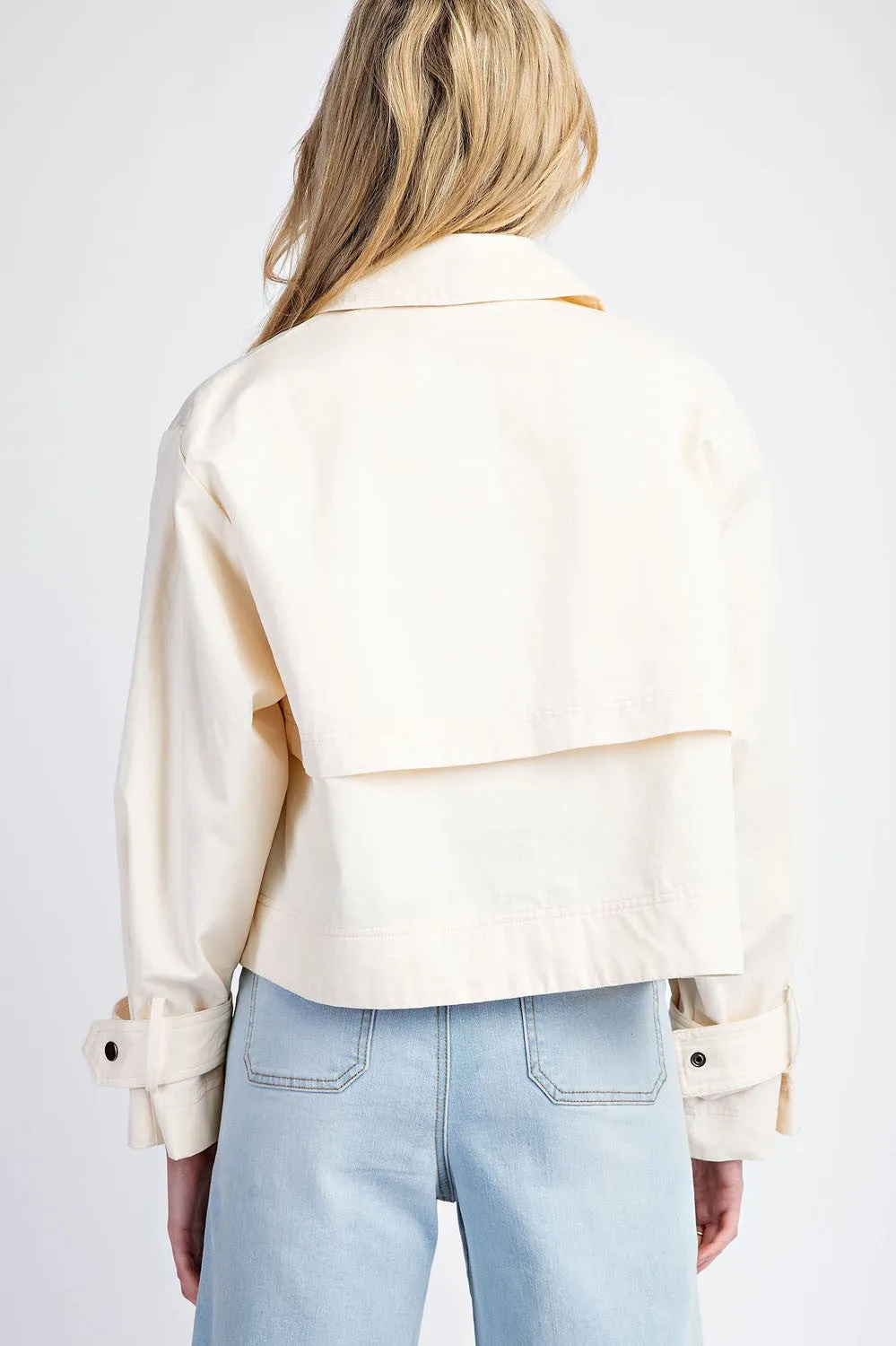 Cropped Trench Jacket