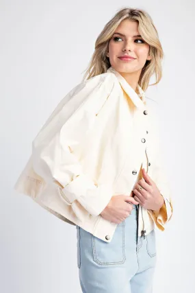 Cropped Trench Jacket