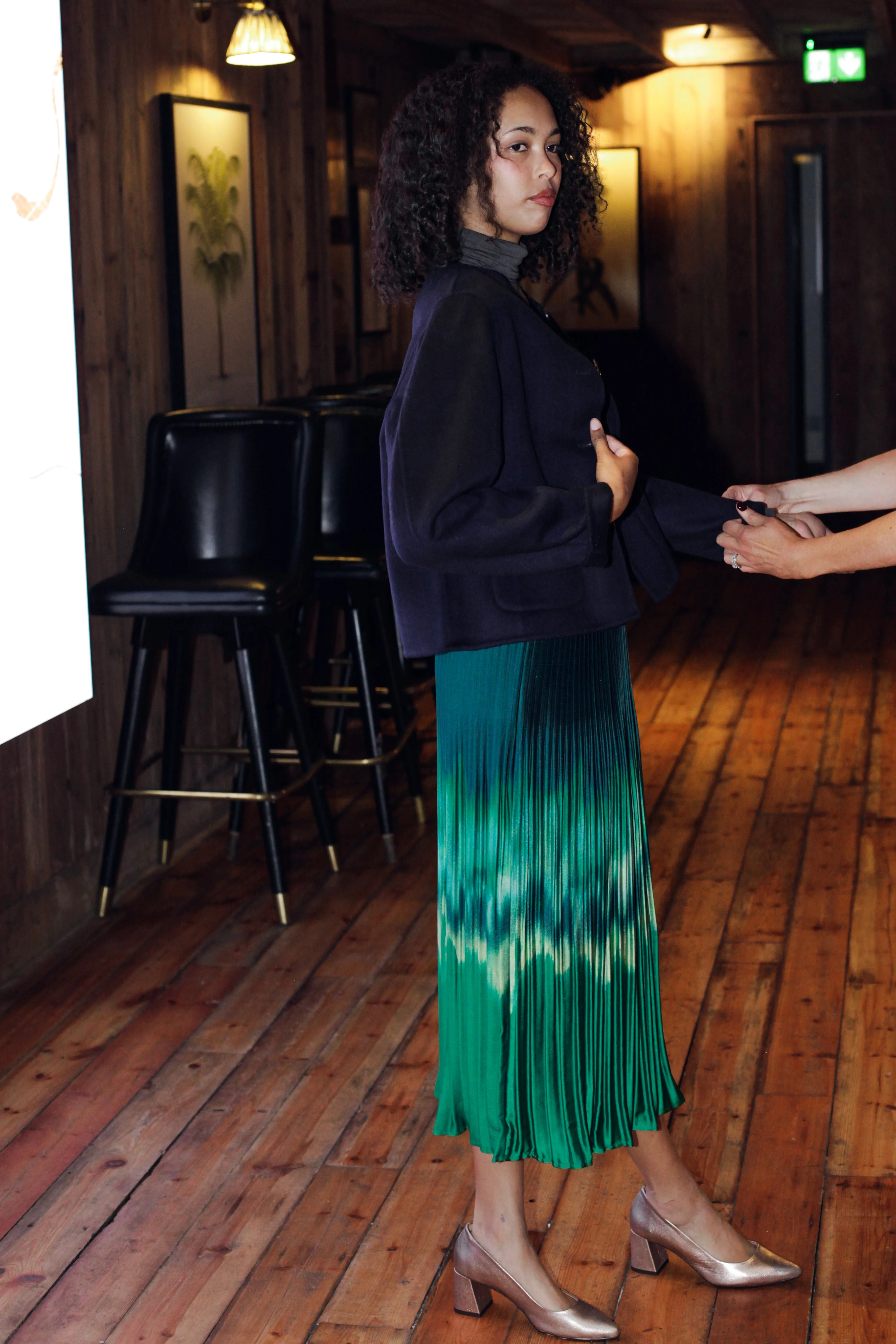 CROPPED WOOL JACKET - INDI&COLD