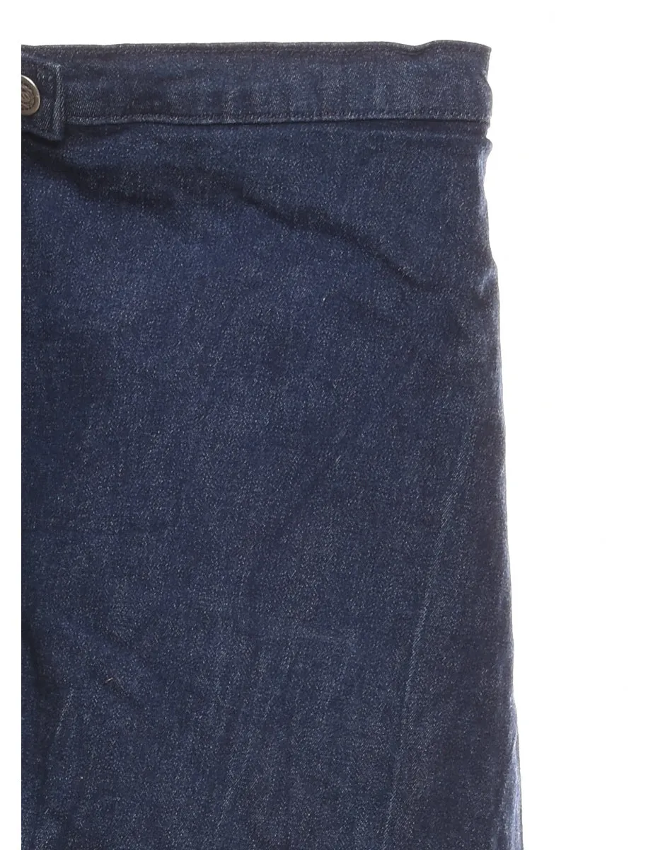 Dark Wash Tapered Skirt/Jeans  - W28 L31