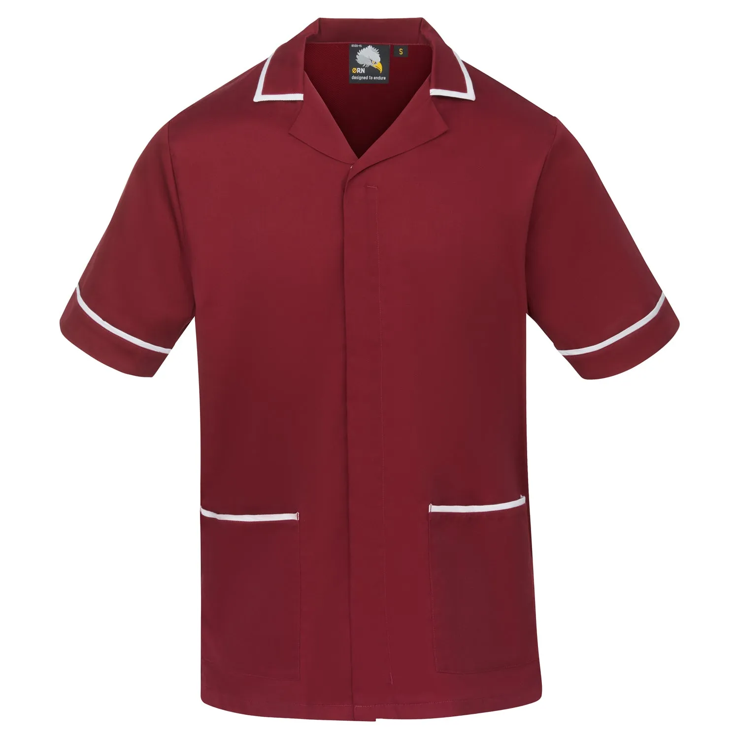 Darwin Male Tunic | Maroon - White