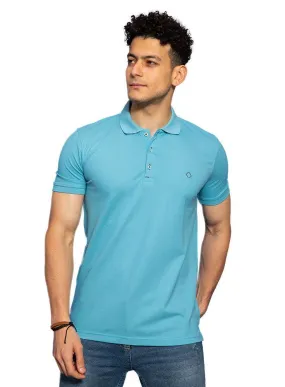 Deep-Aqua Basic Polo