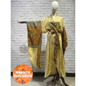 Desert Flower Silk Kimono