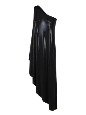 Diagonal black tunic