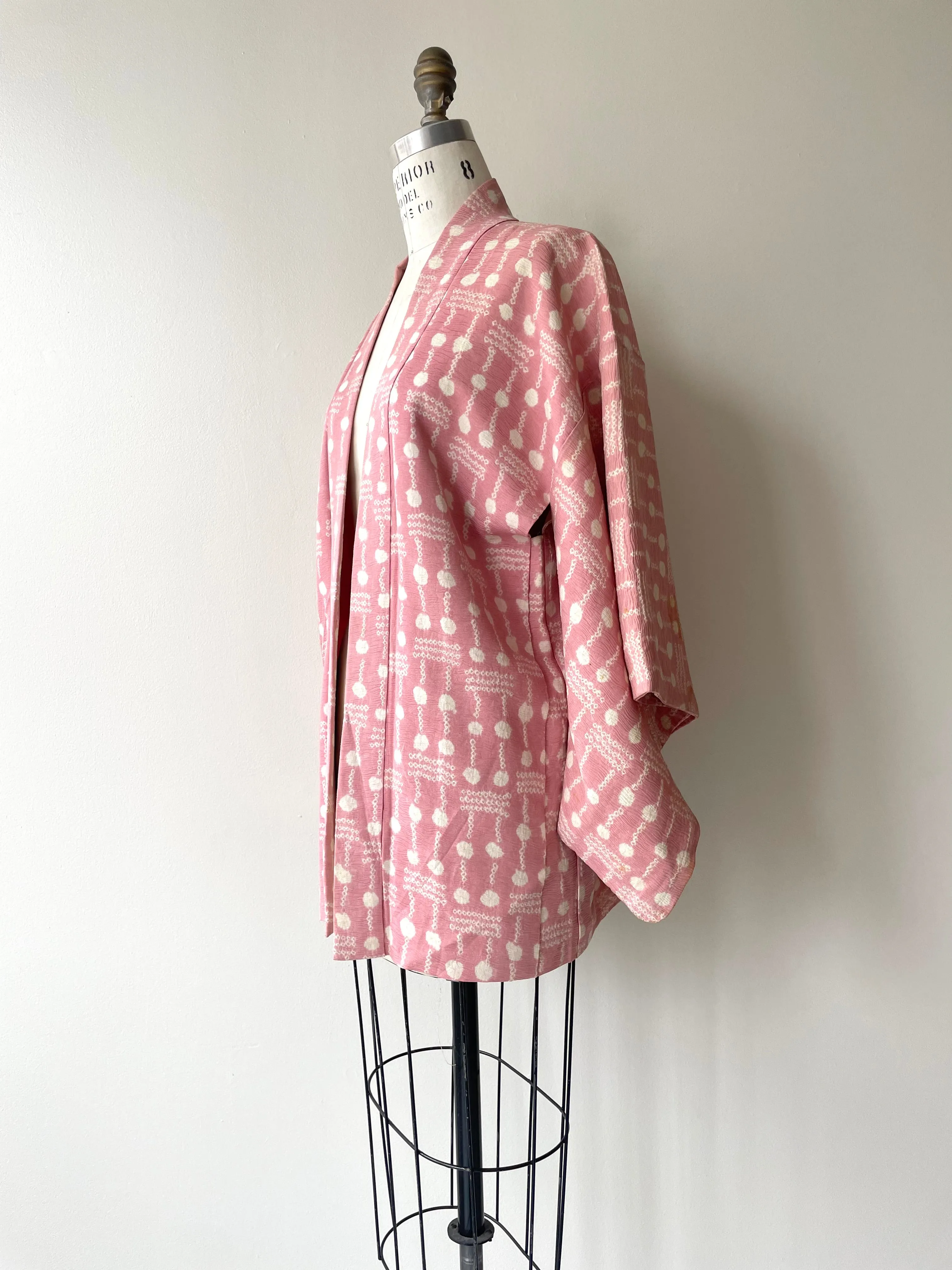 Dot Dash Silk Haori