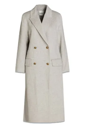 Double-breasted Wool-felt Coat