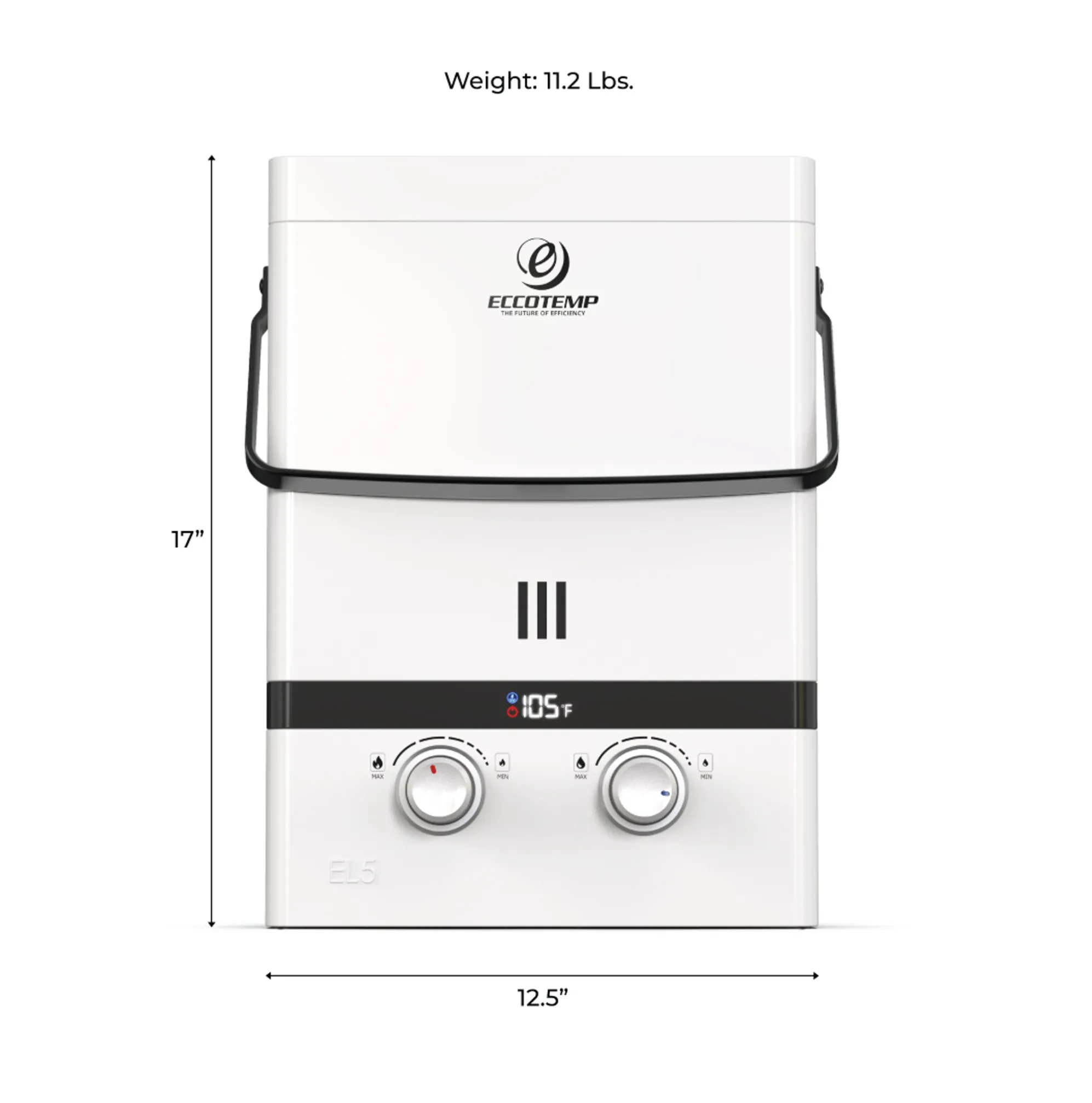 Eccotemp Luxe Portable Tankless Water Heater 1.85 GPM