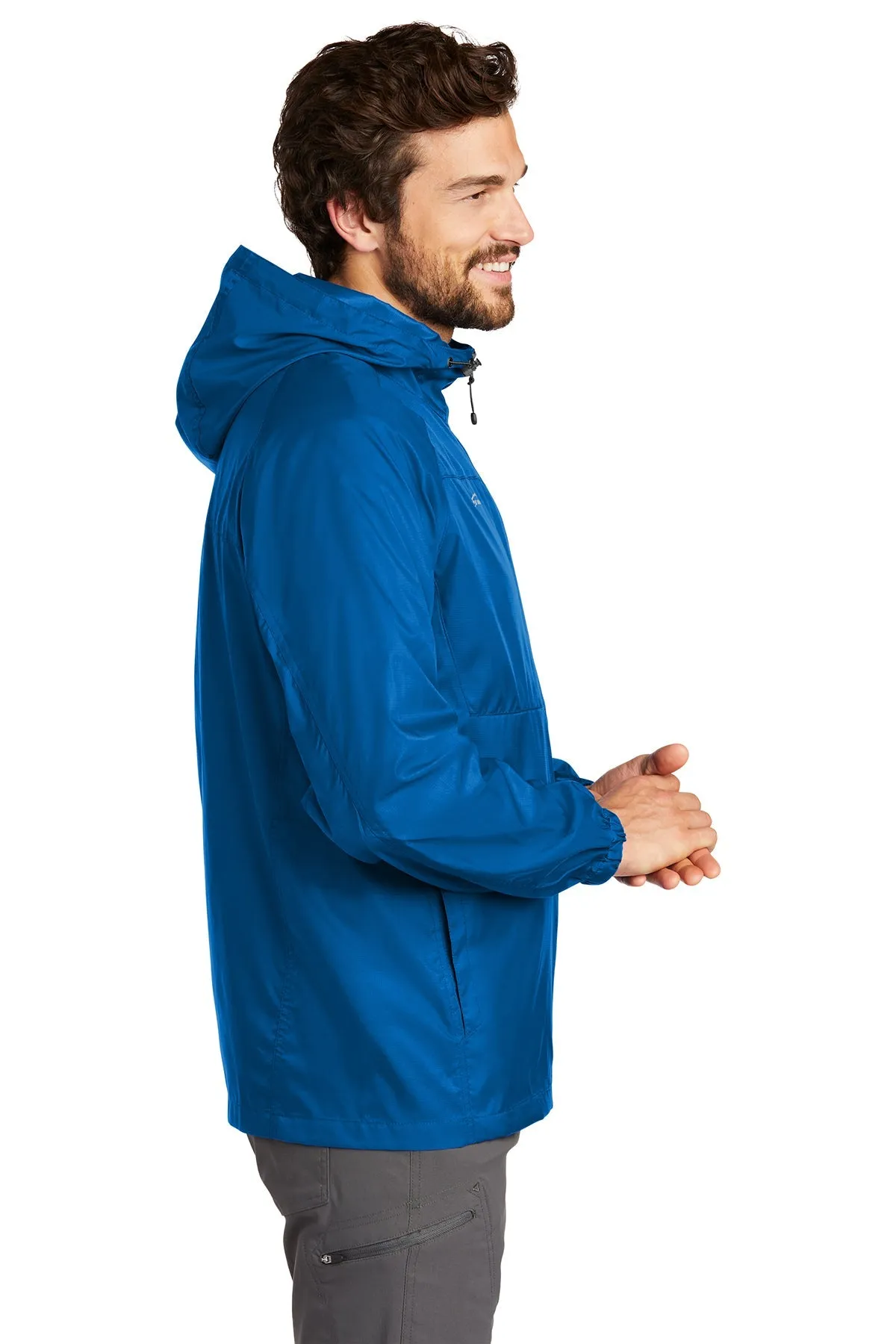 Eddie Bauer Custom Packable Wind Jackets, Brilliant Blue