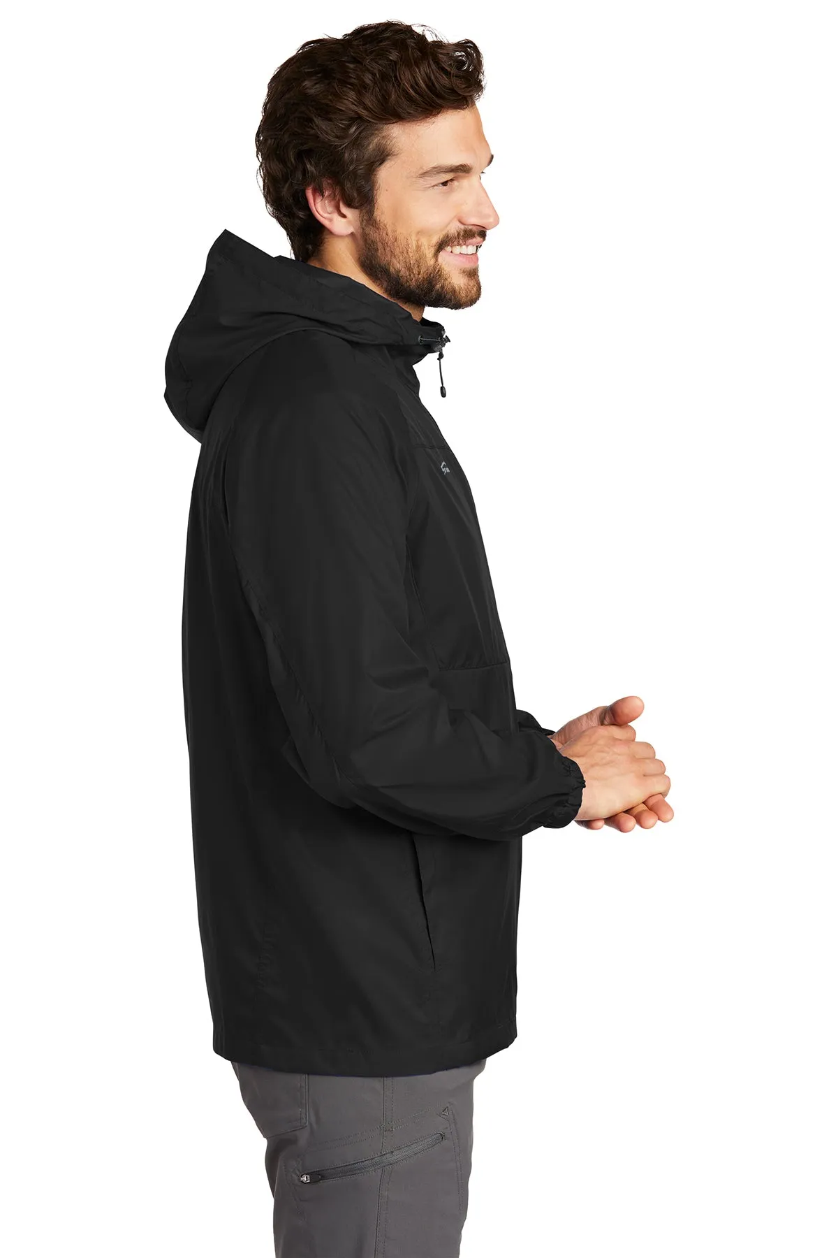 Eddie Bauer Packable Wind Jacket, Black [Allied Residential]
