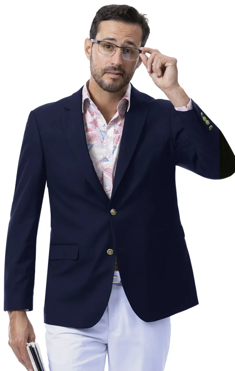 EJ Samuel Modern Fit Blazer J170-Navy