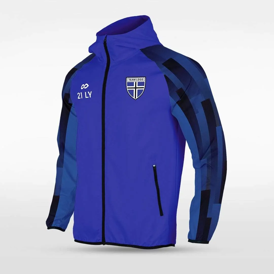 Embrace Urban Forest - Customized Men's Sublimated Full-Zip Waterproof