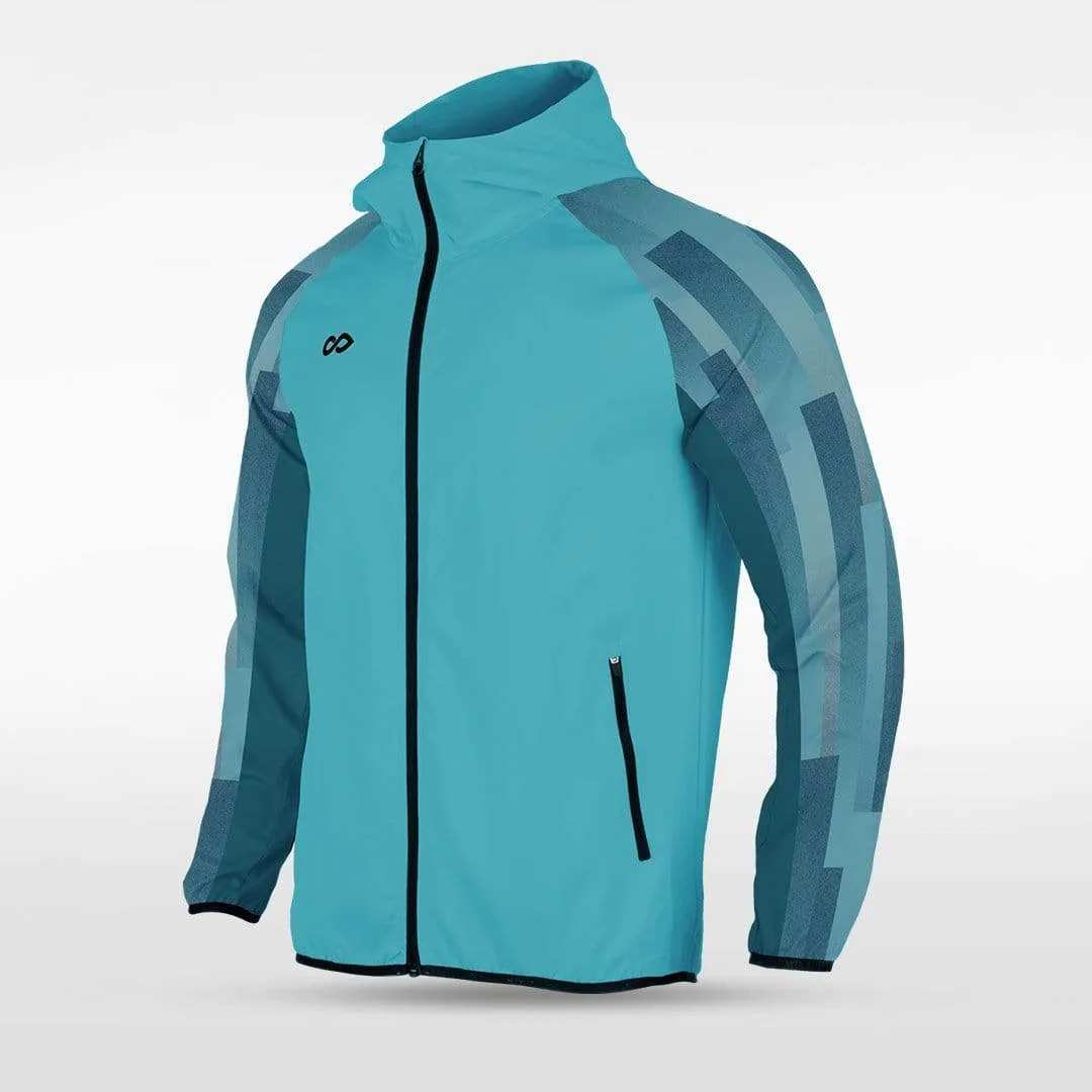 Embrace Urban Forest - Customized Men's Sublimated Full-Zip Waterproof