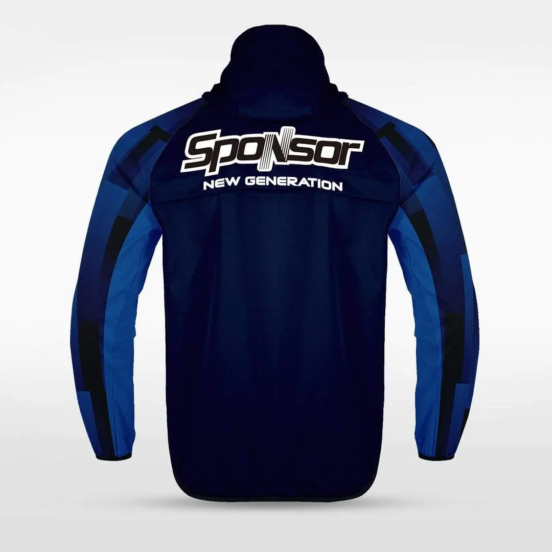 Embrace Urban Forest - Customized Men's Sublimated Full-Zip Waterproof