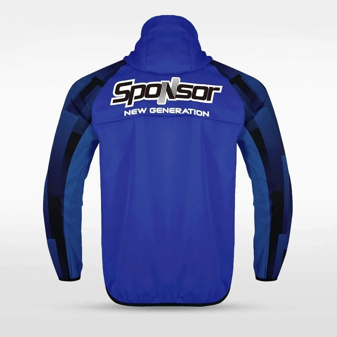 Embrace Urban Forest - Customized Men's Sublimated Full-Zip Waterproof