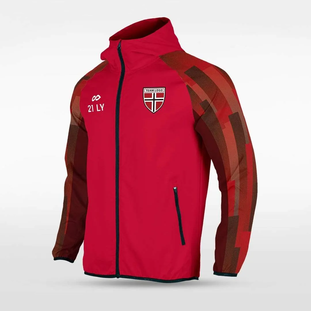 Embrace Urban Forest - Customized Men's Sublimated Full-Zip Waterproof