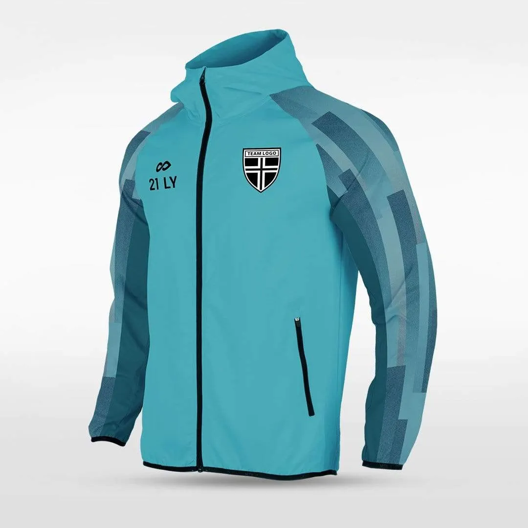 Embrace Urban Forest - Customized Men's Sublimated Full-Zip Waterproof