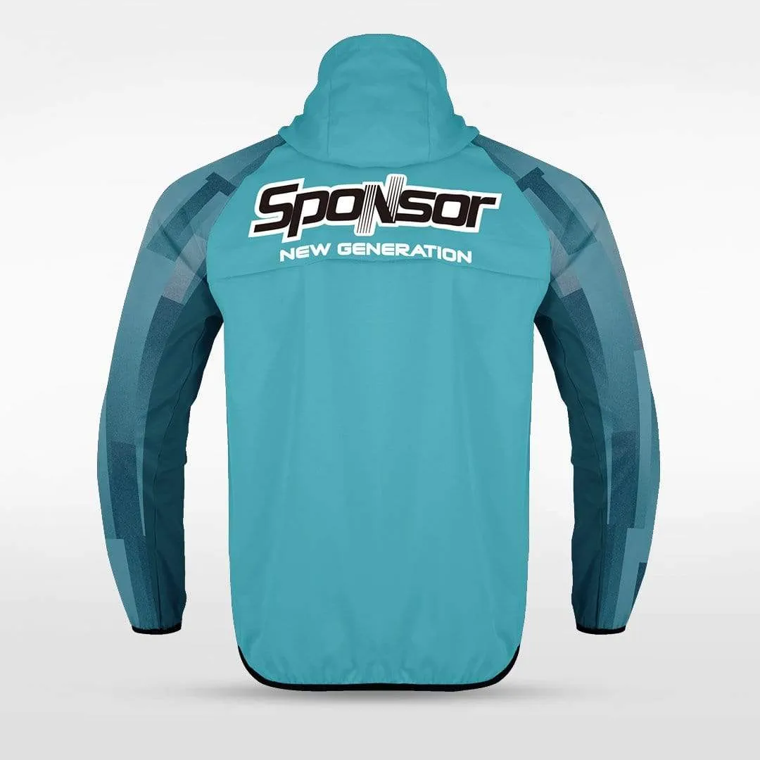 Embrace Urban Forest - Customized Men's Sublimated Full-Zip Waterproof