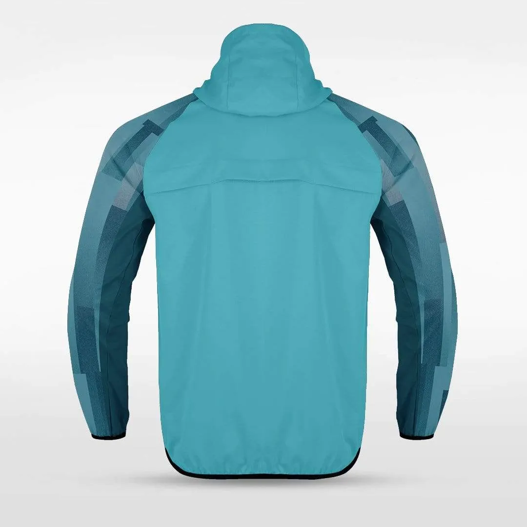 Embrace Urban Forest - Customized Men's Sublimated Full-Zip Waterproof
