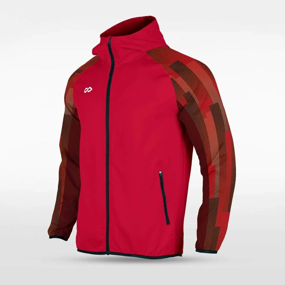 Embrace Urban Forest - Customized Men's Sublimated Full-Zip Waterproof