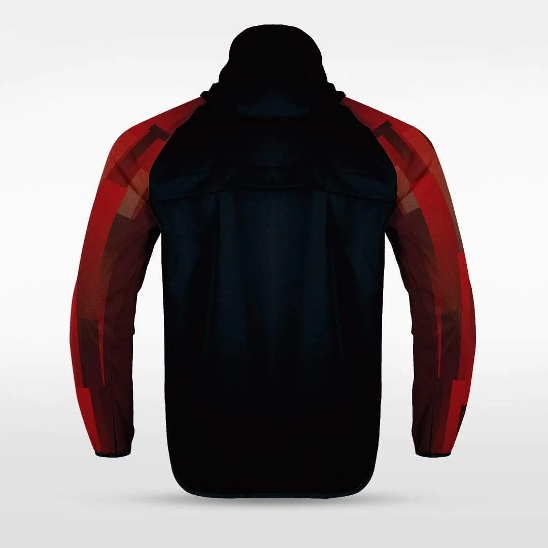 Embrace Urban Forest - Customized Men's Sublimated Full-Zip Waterproof