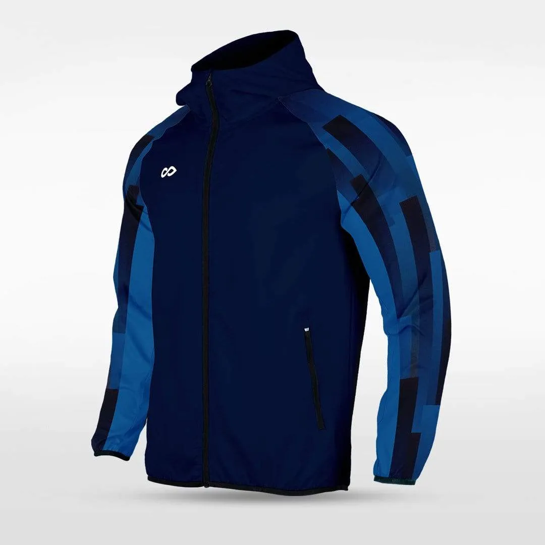 Embrace Urban Forest - Customized Men's Sublimated Full-Zip Waterproof