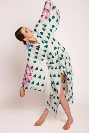 Emerald Savannah Naya Kimono