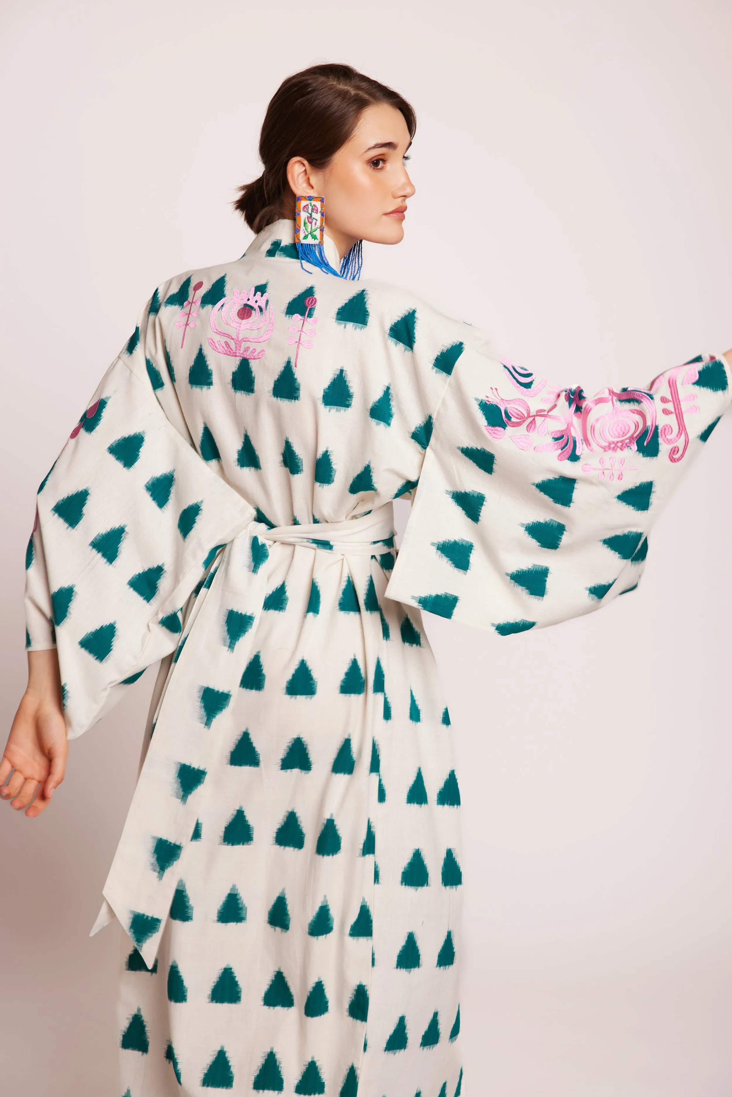 Emerald Savannah Naya Kimono