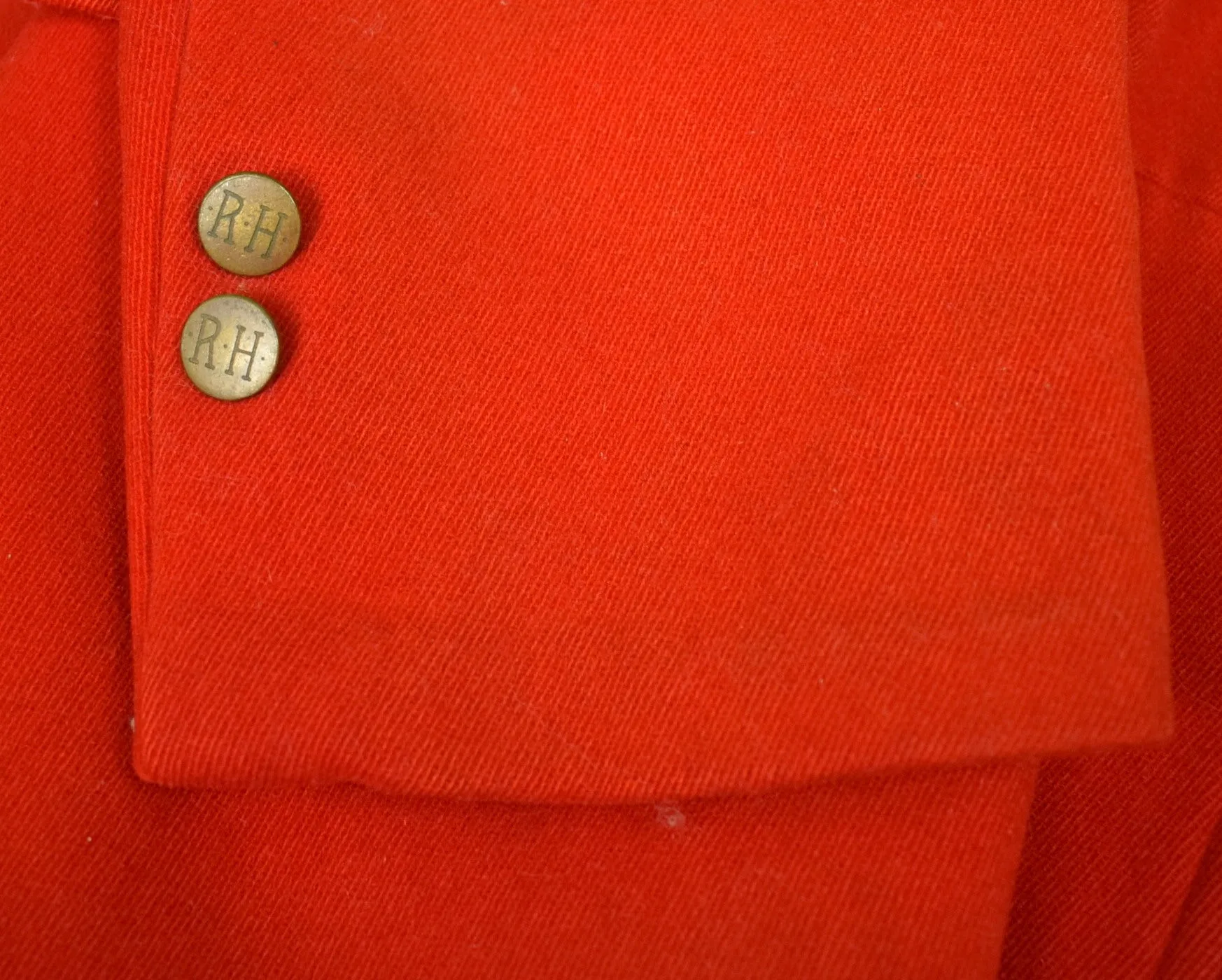 English Scarlet RH Twill Hunting Coat