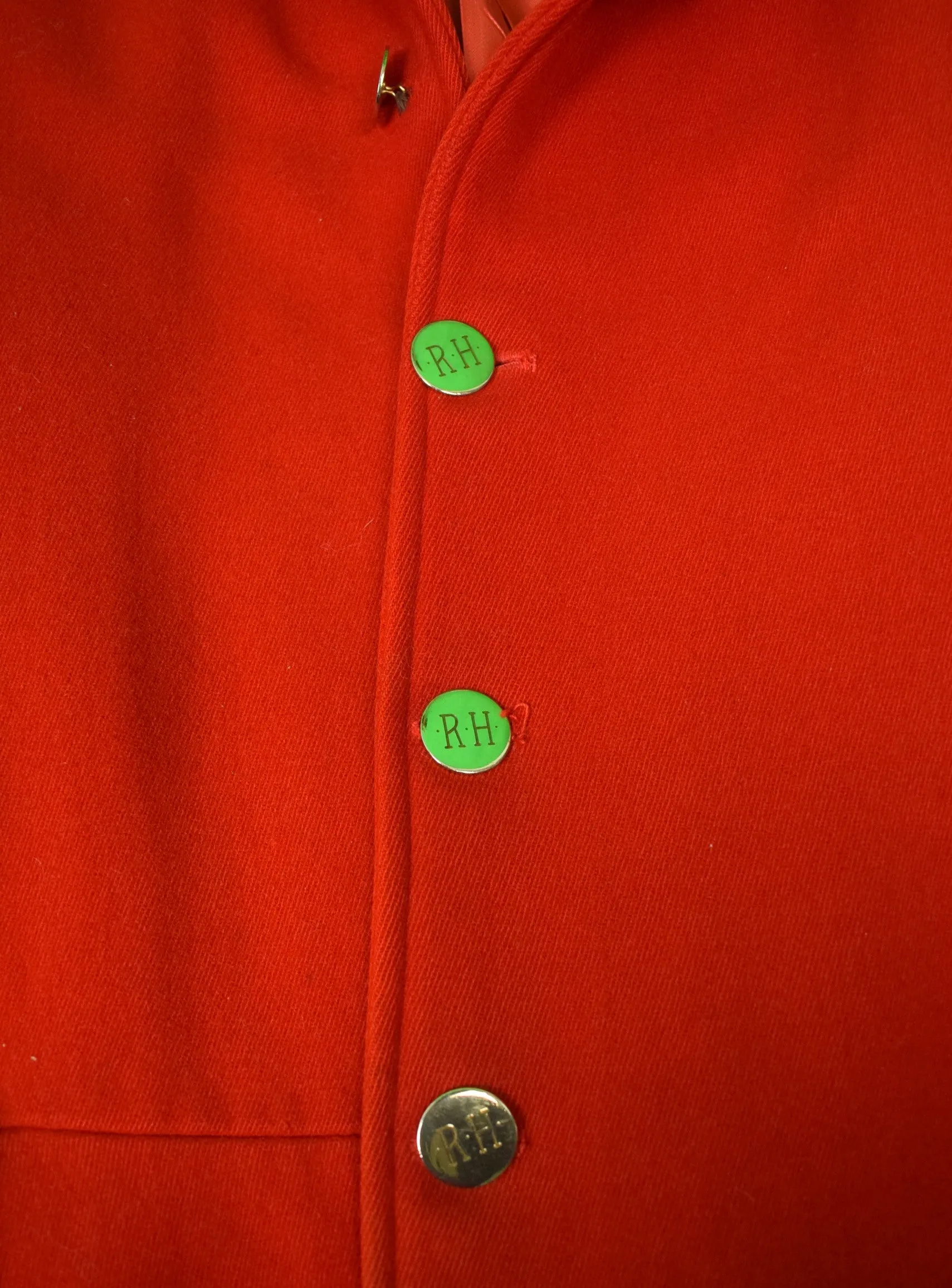 English Scarlet RH Twill Hunting Coat