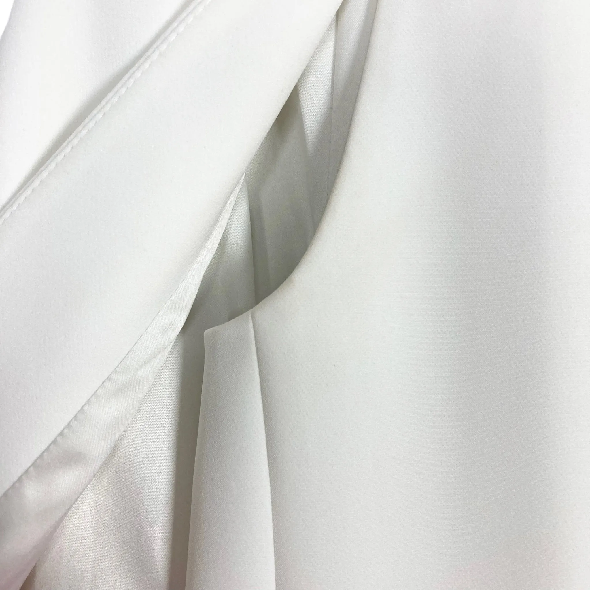 Forever New White Cape Blazer- Size 2 (see notes)