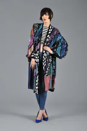 Geometric Sequin Trophy Jacket