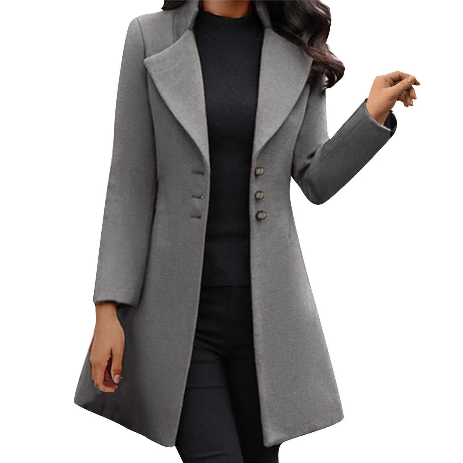 Getailleerde Longline-jas