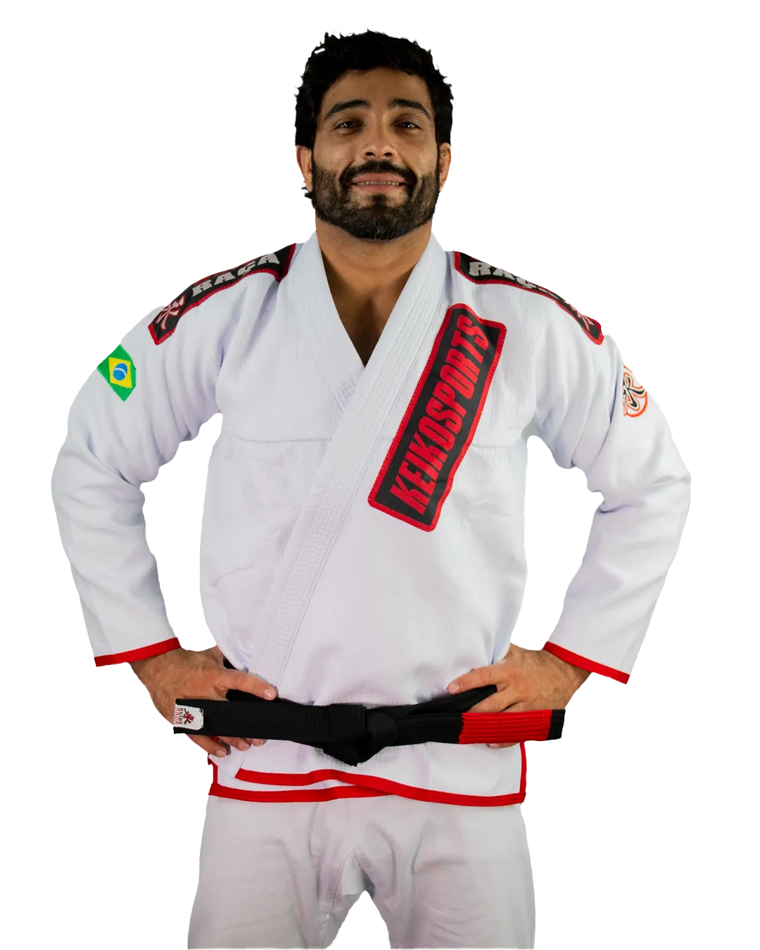 Gold Weave Gi TOP - White