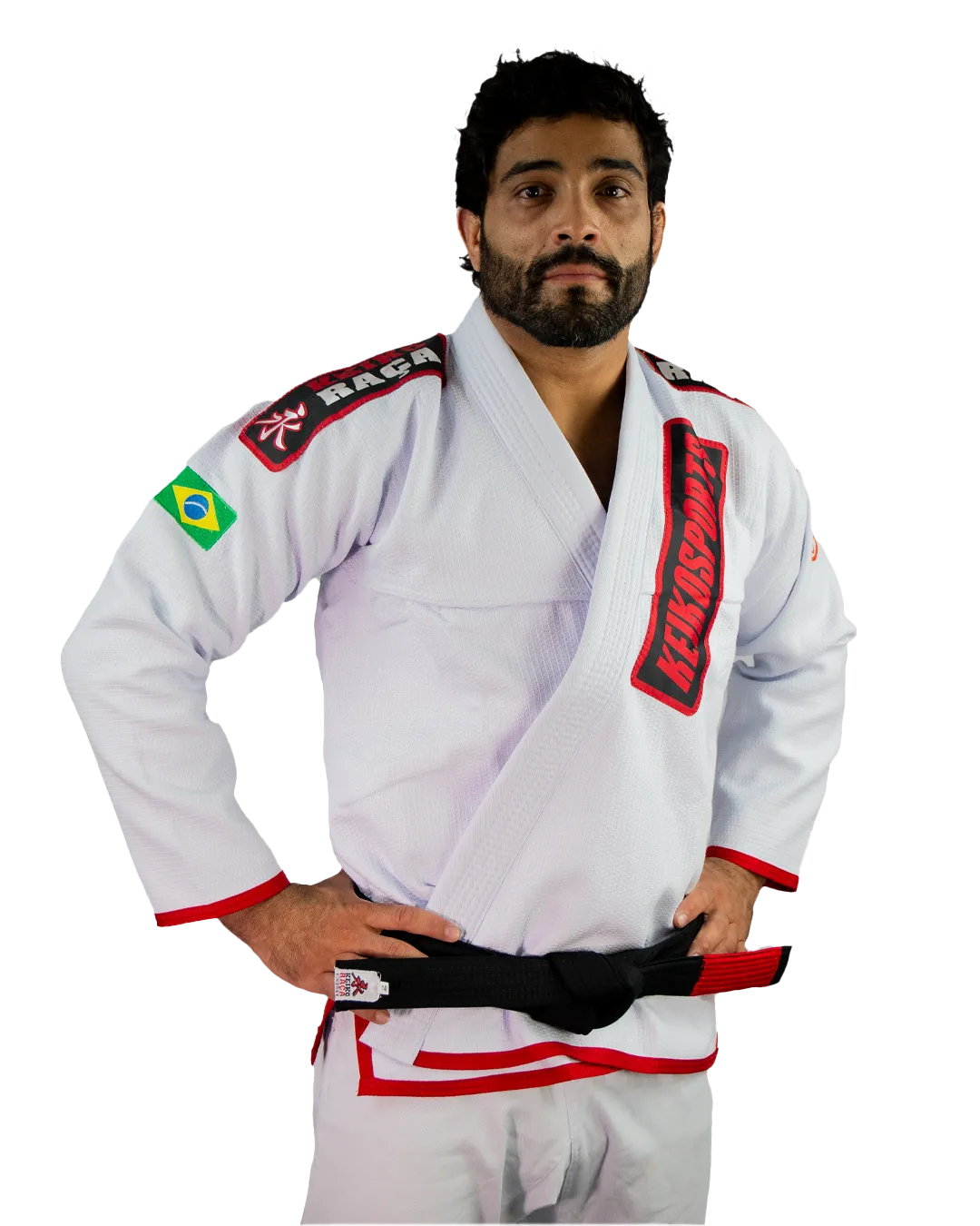 Gold Weave Gi TOP - White
