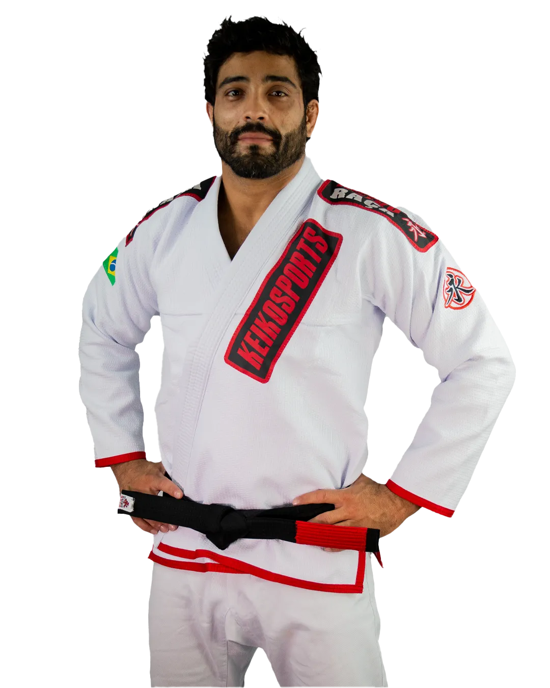 Gold Weave Gi TOP - White