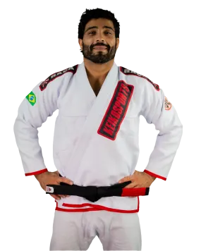 Gold Weave Gi TOP - White