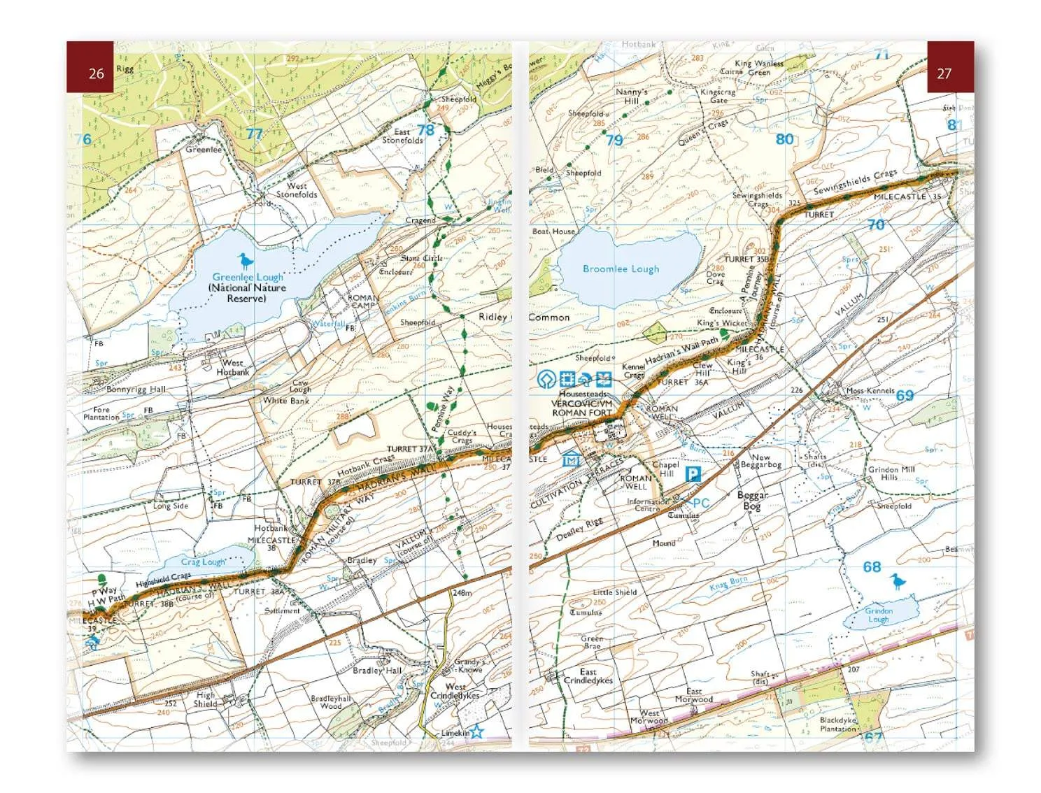 Hadrian's Wall Path (4th Edition) National Trail: Described West-East and East-West