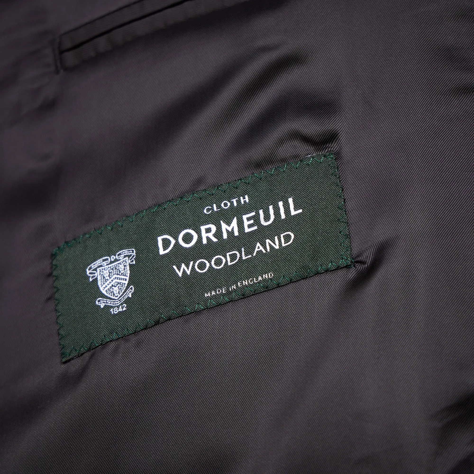 HENRY SARTORIAL x DORMEUIL Dun Full Canvas Check Blazer GREY/SKY REG