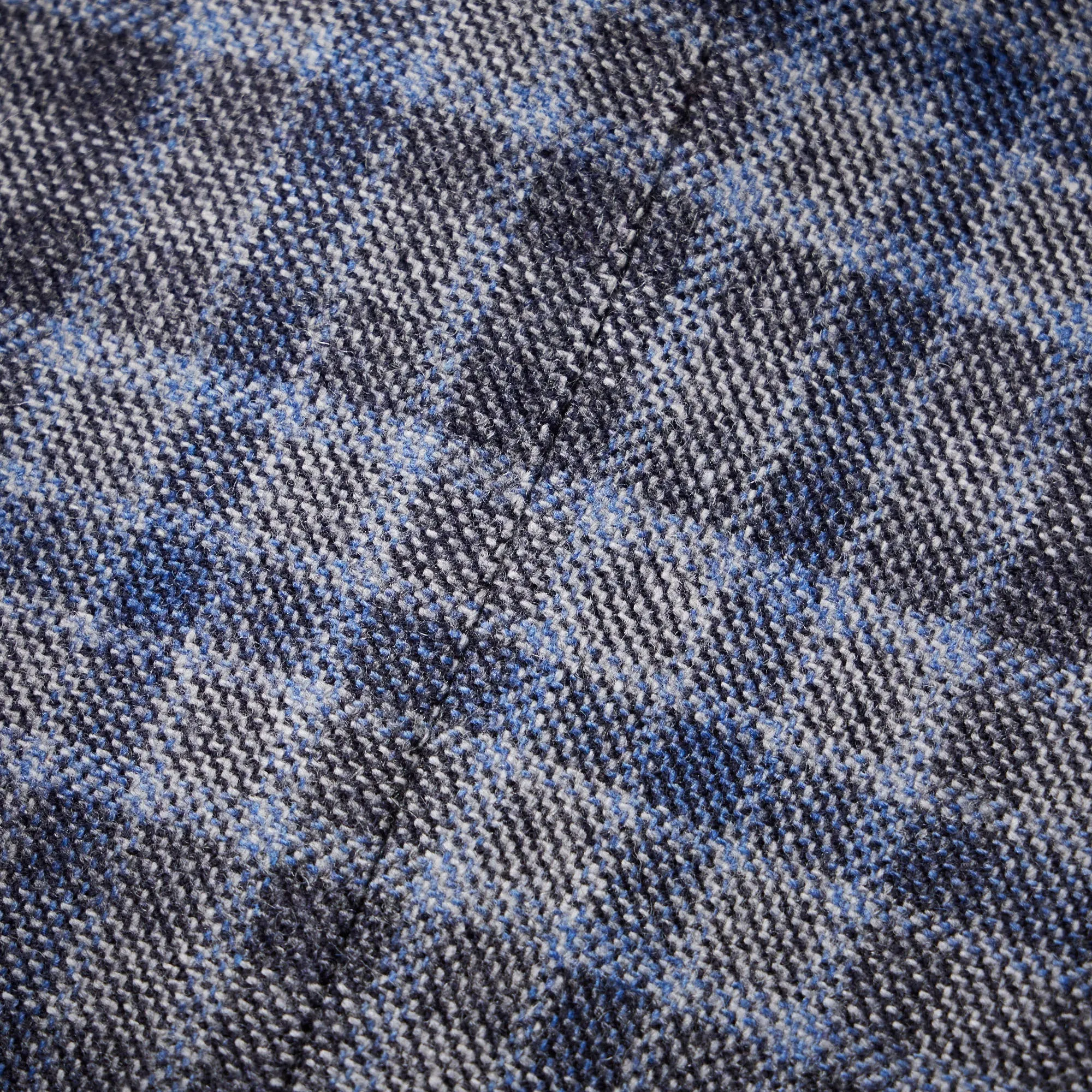 HENRY SARTORIAL x DORMEUIL Dun Full Canvas Check Blazer GREY/SKY REG