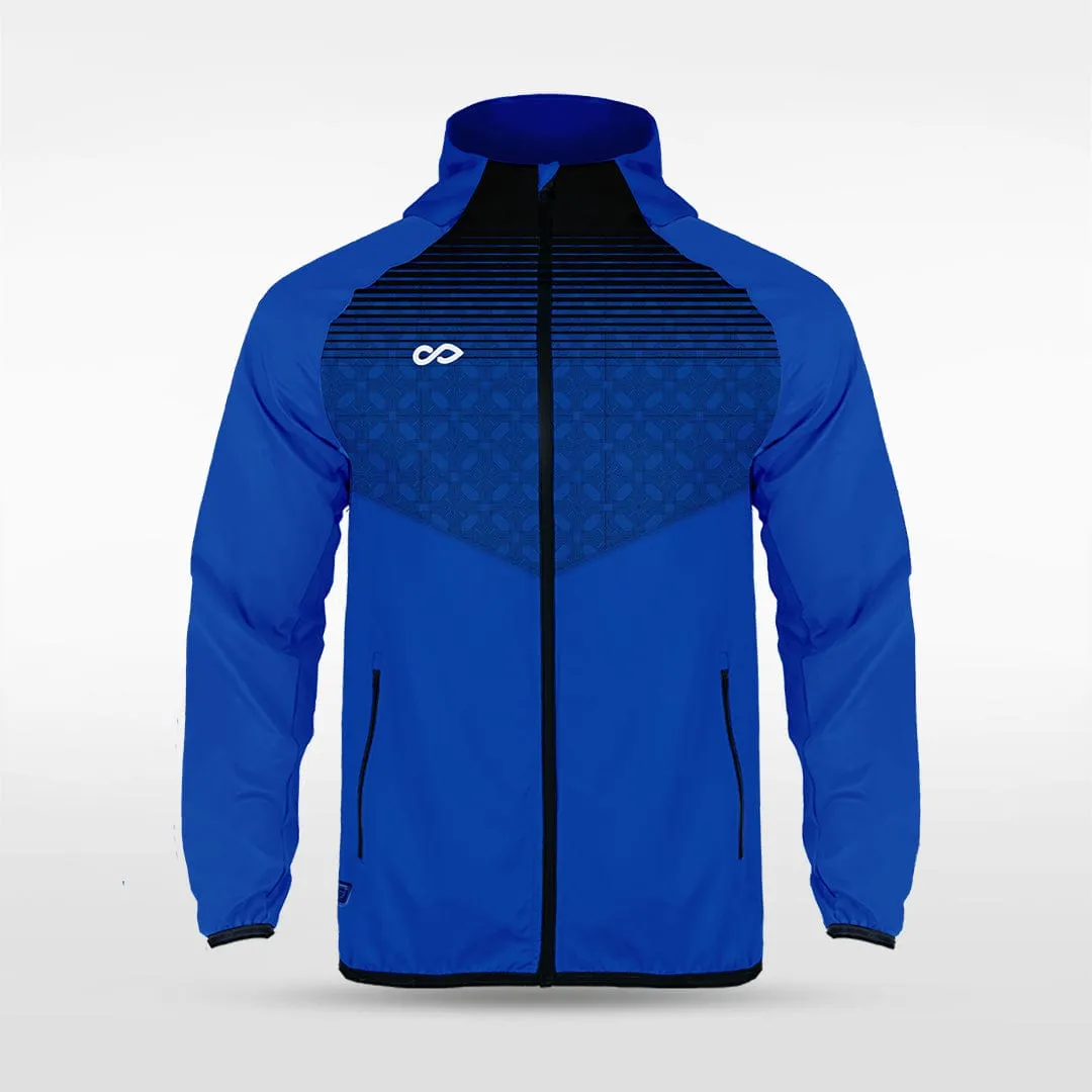 Historic Greek - Customized Men's Sublimated Full-Zip Waterproof