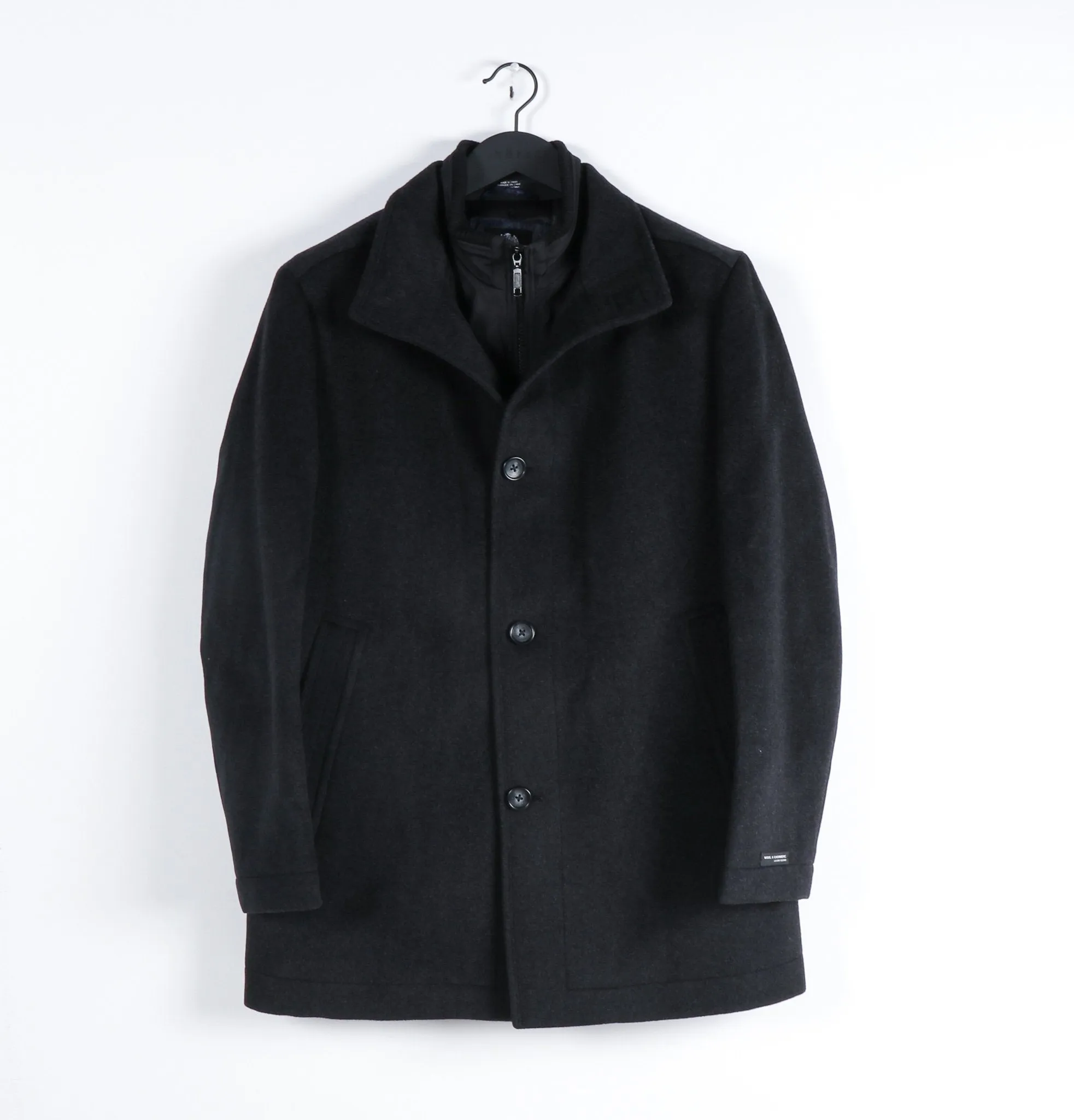 Horst - Dress Car Coat - Wool and Cashmere - 6-Buttons - Big and Tall - HRDC212412