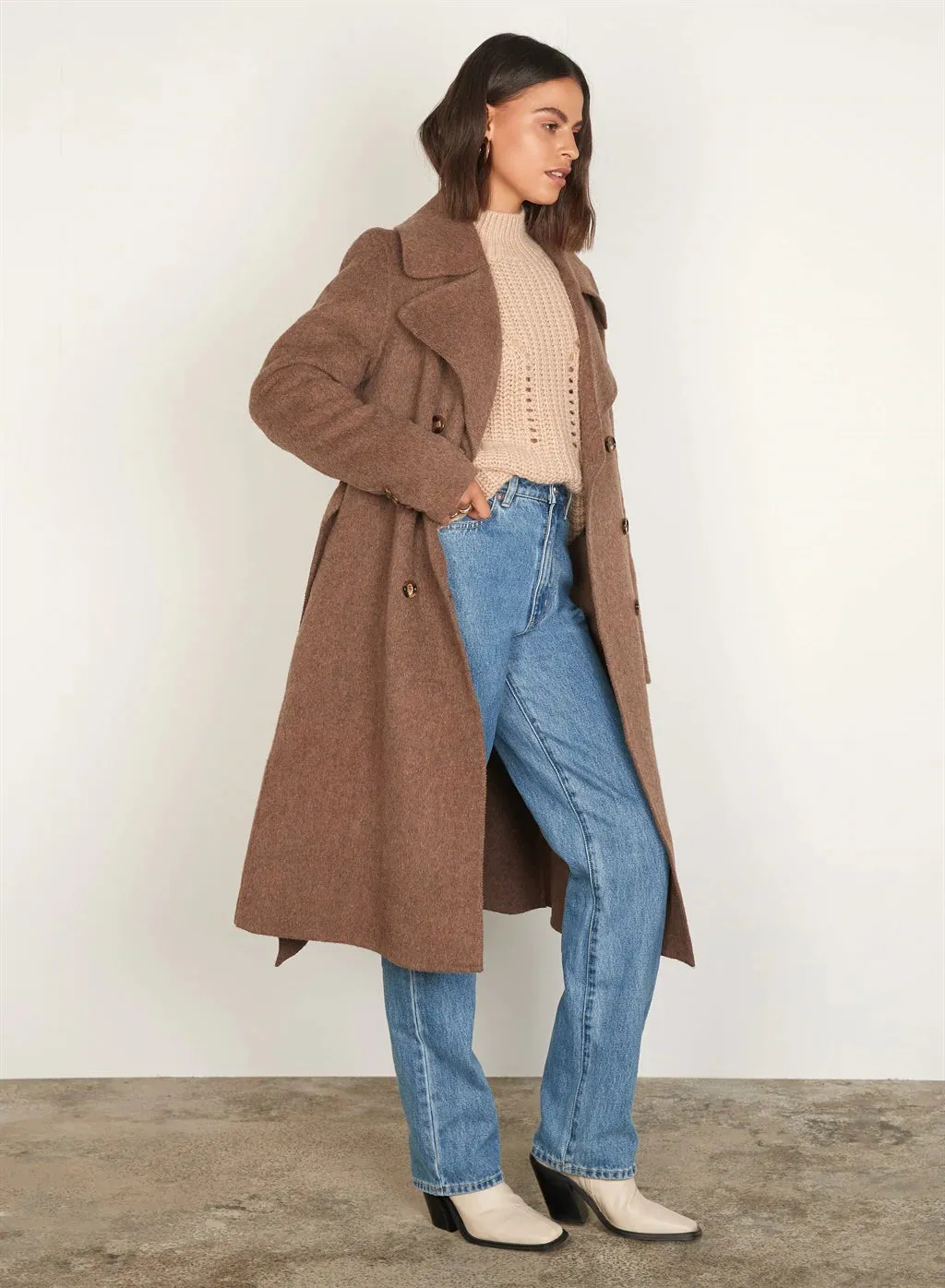 Hutton Coat - Walnut