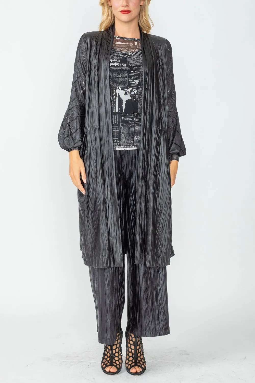 IC COLLECTION Jacket - 6647J - BLACK