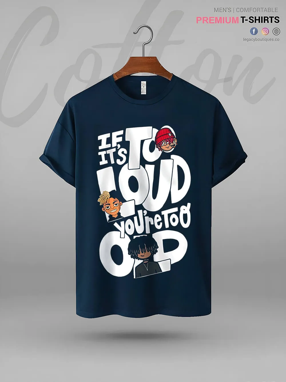 If It's Too Loud You're Too Old High Quality In Cheapest Price Men's T-Shirt