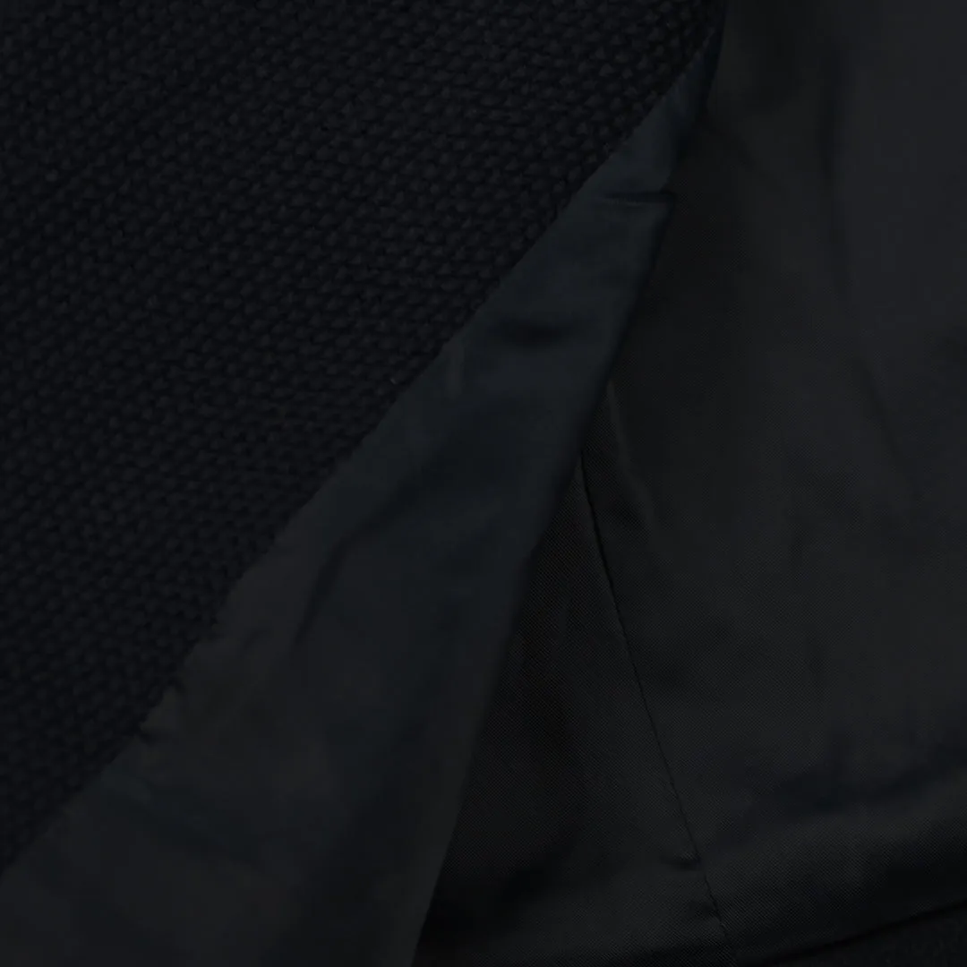 Imported Textured Collar Woolen Business Long Coat For Men