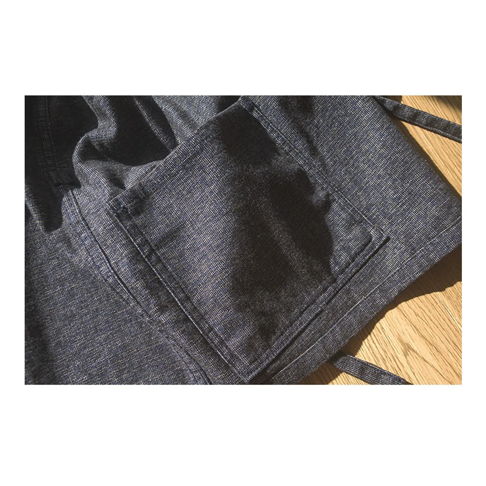 Indigo Dyed Blended Kimono